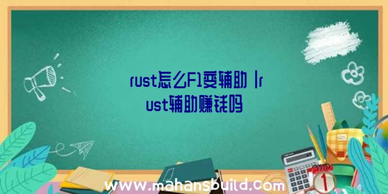 「rust怎么F1变辅助」|rust辅助赚钱吗